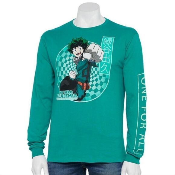 My Hero Academia Deku Long Sleeve Shirt - Picture 1 of 1